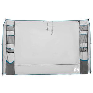 vidaXL Organizador de Tenda Suspenso Cinza e Azul 320 x 182 cm oxford