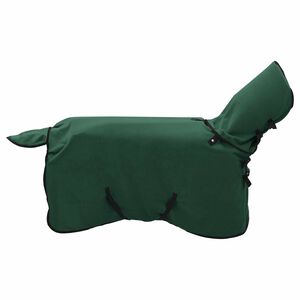 vidaXL Cobertor de Cavalo Verde escuro total 75 cm Poli&eacute;ster