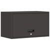 vidaXL Arm&aacute;rio de parede para garage Preto 60 x 33 x 35 cm