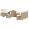 vidaXL Conjunto de Sof&aacute; de Jardim 8 unid. 7-N&uacute;mero de lugares