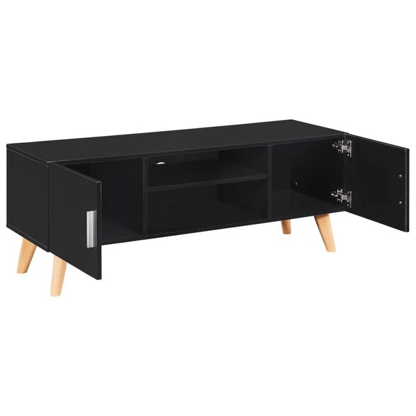 vidaXL M&oacute;vel de TV 120x40x46 cm MDF preto