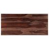 vidaXL Mesa de centro 110x50x35 cm madeira maci&ccedil;a cinzento