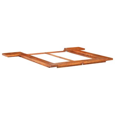vidaXL Estrutura p/ futon japonês madeira acácia maciça 140x200 cm