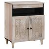 vidaXL Buffet Branco Descolorido 60 x 33 x 75 cm