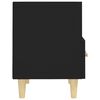 vidaXL Mesas de cabeceira 2 pcs 40x35x47 cm preto