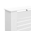 vidaXL Cobertura de radiador 172x19x81,5 cm MDF branco