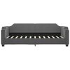 vidaXL Sof&aacute;-cama 80x200 cm tecido cinzento-escuro