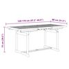 vidaXL 7 pcs conjunto de jantar para jardim ac&aacute;cia maci&ccedil;a e textilene