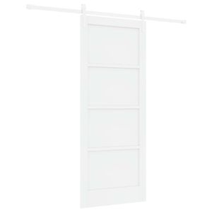 vidaXL Porta Deslizante ORKDAL 83 x 202 cm Madeira de Pinho Maci&ccedil;a