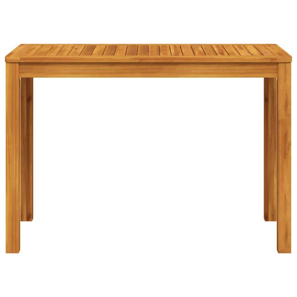 vidaXL Mesa de jantar p/ jardim 110x55x75 cm madeira de ac&aacute;cia maci&ccedil;a