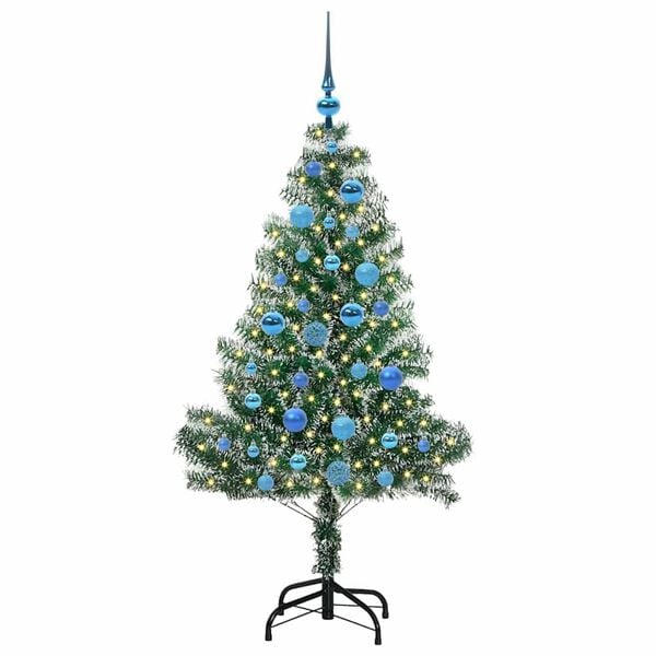 vidaXL &Aacute;rvore de Natal Artificial Coberta de Neve com Luzes de LED