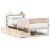 vidaXL Cama sem colch&atilde;o 90x200 cm madeira de pinho maci&ccedil;a