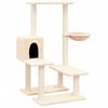 vidaXL &Aacute;rvore para gatos c/ postes arranhadores sisal 94,5cm cor creme