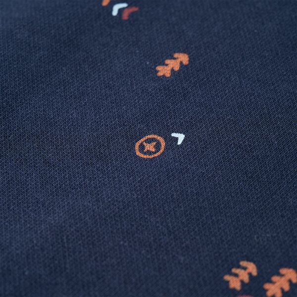 Sweatshirt para crian&ccedil;a azul-marinho mesclado 92