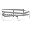 vidaXL Sof&aacute;-cama 90x200 cm madeira de pinho maci&ccedil;a cinzento