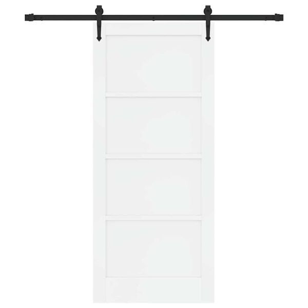 vidaXL Porta Deslizante ORKDAL Branco 86 x 198,5 cm