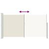 vidaXL Toldo lateral para p&aacute;tio/terra&ccedil;o 160 x 300 cm cor creme