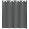 vidaXL Cortinas de voile com ilhós 2 pcs cinzento-escuro 140x140 cm