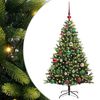 vidaXL &Aacute;rvore de Natal Artificial com Hastes Flex&iacute;veis 150 LEDs Verde