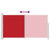 vidaXL Toldo lateral para p&aacute;tio/terra&ccedil;o 160 x 300 cm vermelho