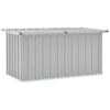 vidaXL Caixa de arruma&ccedil;&atilde;o para jardim 129x67x65 cm cinzento