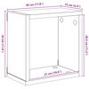 vidaXL Prateleiras parede forma de cubo 4 pcs 30x15x30cm cinza cimento