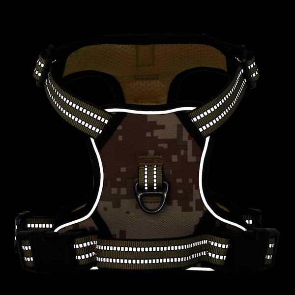 vidaXL Peitoral para c&atilde;es com faixas refletoras ajust&aacute;vel M