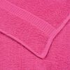 vidaXL Toalhas de bid&eacute; FROGN 10 pcs 30x50 cm 360 g/m&sup2; rosa