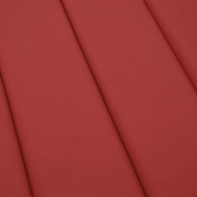 vidaXL Almofadão p/ espreguiçadeira 200x70x3 cm tecido oxford vermelho
