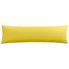 vidaXL Travesseiros de Sofá 2 pcs Amarelo Claro 145 x 40 cm tecido