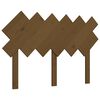 vidaXL Cabeceira de cama 122,5x3x80,5 cm pinho maci&ccedil;o castanho mel