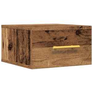 vidaXL Arm&aacute;rio de Cabeceira Madeira antiga 35 x 35 x 20 cm