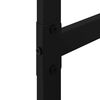 vidaXL Suporte para lenha 50x30x209 cm aço preto