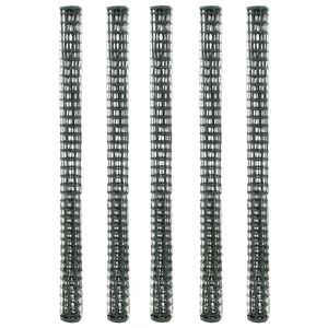 vidaXL Redes de veda&ccedil;&atilde;o para jardim 5 pcs PEAD 1x1,2 m verde