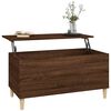 vidaXL Mesa centro 90x44,5x45 cm derivados madeira carvalho castanho