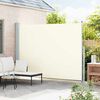 vidaXL Toldo lateral retr&aacute;til para p&aacute;tio 220x300 cm creme