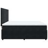vidaXL Cama com molas/colch&atilde;o 180x200 cm veludo preto