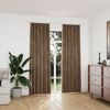 vidaXL Cortinas blackout com ganchos 2 pcs 140x225 cm veludo bege