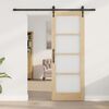 vidaXL Porta Deslizante Natural 73,5 x 198,5 cm