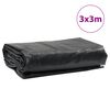 vidaXL Lona 3x3 m 650 g/m² antracite