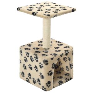 vidaXL &Aacute;rvore para gatos c/postes arranhadores sisal 55 cm bege
