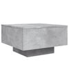 vidaXL Mesa de centro 55x55x31 cm derivados de madeira cinza-cimento