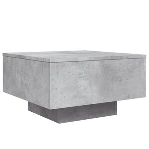 vidaXL Mesa de centro 55x55x31 cm derivados de madeira cinza-cimento