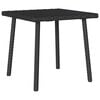 vidaXL Mesa de centro de jardim retangular 40x40x37 cm vime PE preto
