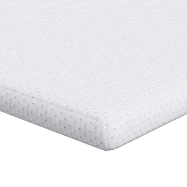 vidaXL Topper de Colch&atilde;o Branco 80 x 200 x 6 cm Tecido Jacquard