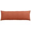 vidaXL Travesseiros de Sof&aacute; 2 pcs Laranja Vermelho 120 x 40 cm
