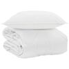 vidaXL Edredom de Ver&atilde;o Simples 2 unid. Branco Microfibra