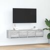 vidaXL M&oacute;veis TV 2 pcs 60x31x25,5 cm derivados madeira cinzento sonoma
