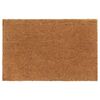 vidaXL Tapete de porta 65x100 cm fibra de coco tufada natural