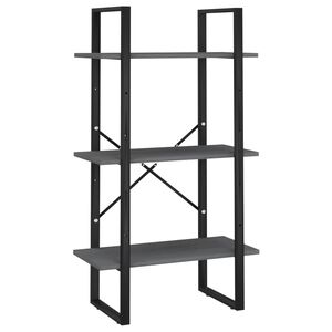 vidaXL Estante 60x30x105 cm madeira de pinho maci&ccedil;a cinzento